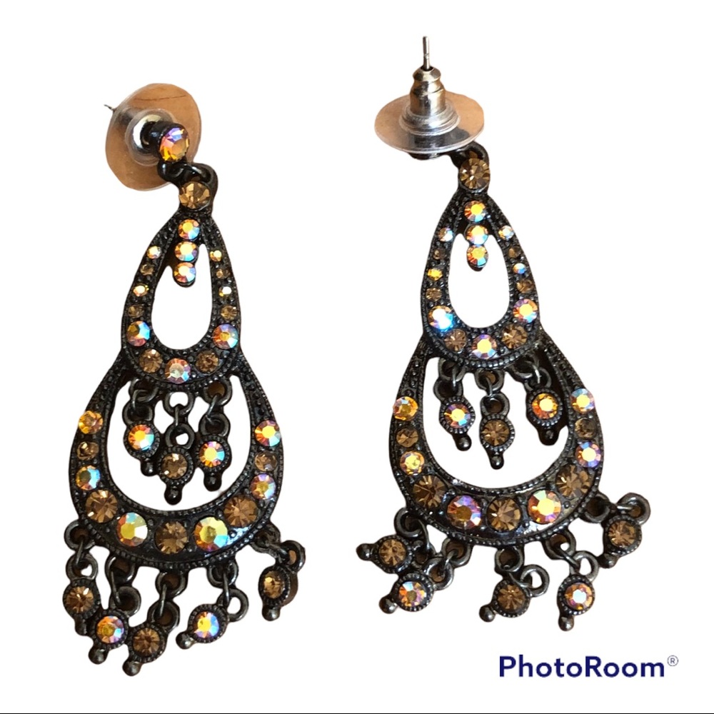 Smoky Topaz Earings